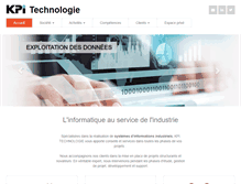 Tablet Screenshot of kpitechno.fr